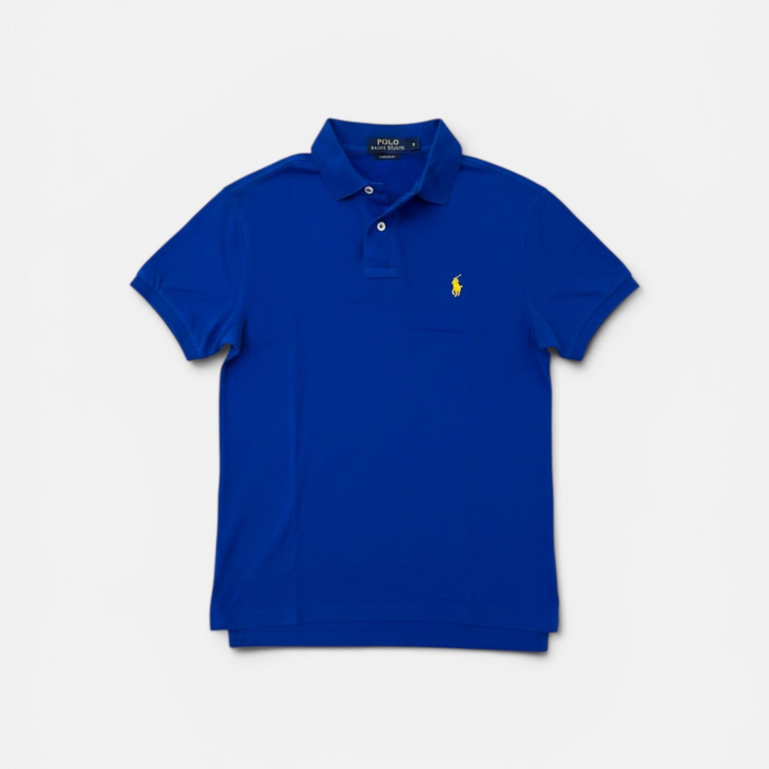 Polo Ralph Lauren Μπλε Ανδρική Μπλούζα Polo με Κίτρινο Pony